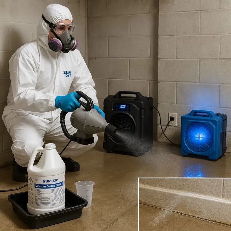 Sanitization and Odor Removal process in Clinton, MD